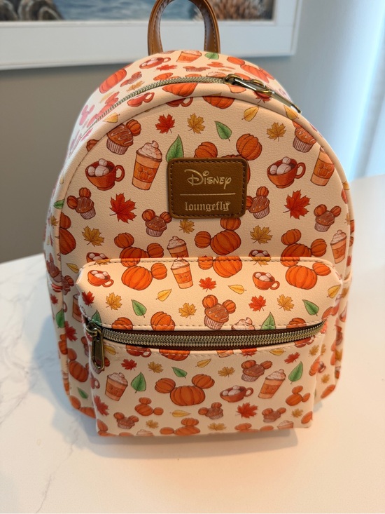 Loungefly Handbags - Loungefly Disney Mickey Pumpkin Spice Fall Treats Backpack